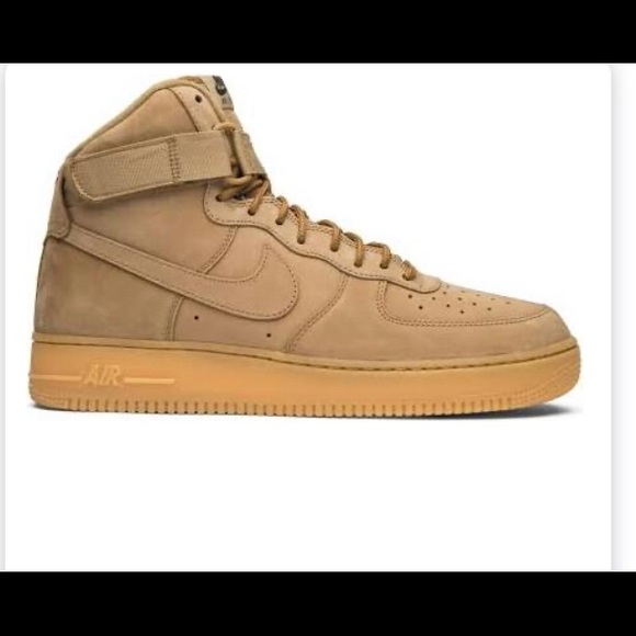 tan high top air force ones